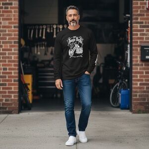 281 - 🏍️ Long Sleeve Artwork Men's T-Shirt